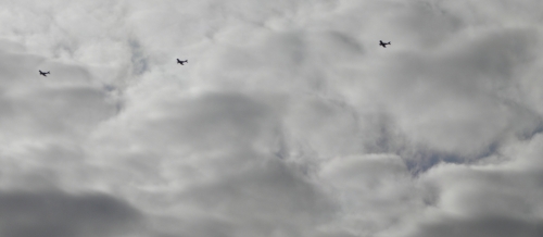 Avionetas sobre los cielos de la comarca el sábado 28 de enero de 2012