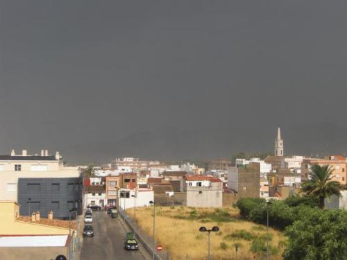 Tormenta veraniega sobre Pego (Alicante) - Foto: Raúl Alentado